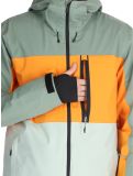 Miniatura Quiksilver, Sycamore chaqueta de esquí hombres Sea Spray naranja, verde 