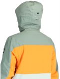 Miniatura Quiksilver, Sycamore chaqueta de esquí hombres Sea Spray naranja, verde 