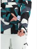 Miniatura Rehall, Buck-R chaqueta de esquí hombres Camo teal green negro, verde 