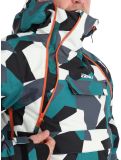 Miniatura Rehall, Buck-R chaqueta de esquí hombres Camo teal green negro, verde 