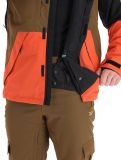 Miniatura Rehall, Carls-R chaqueta de esquí hombres Rust azul, marrón, naranja 