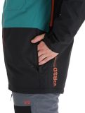 Miniatura Rehall, Cropp-R chaqueta de esquí hombres Teal green azul, blanco, negro 