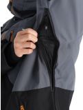 Miniatura Rehall, Dick-R chaqueta de esquí hombres Gunmetal gris, negro 