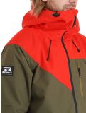 Miniatura Rehall, Dick-R chaqueta de esquí hombres Olive rojo, verde 