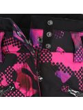 Miniatura Rehall, Latoya-R-Jr pantalones de esquí niños popart camo fuchsia rosa