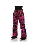 Miniatura Rehall, Latoya-R-Jr pantalones de esquí niños popart camo fuchsia rosa