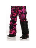 Miniatura Rehall, Latoya-R-Jr pantalones de esquí niños popart camo fuchsia rosa