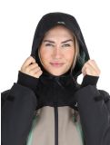 Miniatura Rehall, Meave-R chaqueta de esquí mujeres Feldspar beige, negro, verde 