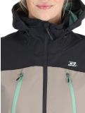 Miniatura Rehall, Meave-R chaqueta de esquí mujeres Feldspar beige, negro, verde 