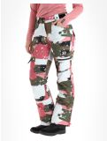 Miniatura Rehall, Nori-R pantalones de esquí mujeres Camo Abstract Rose multicolor, rosa 