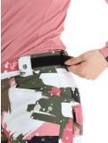 Miniatura Rehall, Nori-R pantalones de esquí mujeres Camo Abstract Rose multicolor, rosa 