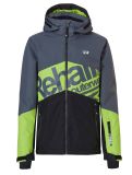 Miniatura Rehall, Reed-R-Jr. chaqueta de esquí niños Gunmetal gris, verde 