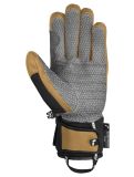 Miniatura Reusch, Henrik Kristoffersen guantes de esquí hombres Camel / Black marrón, negro 