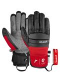 Miniatura Reusch, Marco Odermatt guantes de esquí hombres Black / Fire Red negro, rojo 