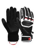 Miniatura Reusch, Pro RC guantes de esquí hombres Black / White / Fire Red blanco, negro, rojo 