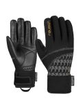 Miniatura Reusch, Re:Knit Victoria R-Tex guantes de esquí mujeres oro/negro