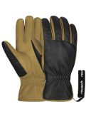 Miniatura Reusch, Reusch Outsider guantes de esquí hombres Black / Camel marrón, negro 