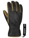 Miniatura Reusch, Reusch Outsider guantes de esquí hombres Black / Camel marrón, negro 