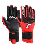 Miniatura Reusch, World Cup Warrior Neo guantes de esquí hombres Black / Fluo Red negro, rojo 