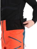 Miniatura Rock Experience, Snowmass pantalones de esquí hardshell hombres Reflecting Pond / Cherry Tomato azul, rojo 