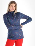 Miniatura Rossignol, JC De Castelbajac Booster 1/2 Zip jersey mujeres Cosmic Blue azul 