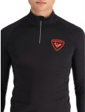 Miniatura Rossignol, New Hero Classique 1/2 Zip jersey hombres Black negro 