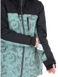 Miniatura Roxy, Stated chaqueta de esquí mujeres Lily Pad Sketch Book negro, verde 