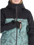 Miniatura Roxy, Stated chaqueta de esquí mujeres Lily Pad Sketch Book negro, verde 