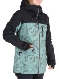 Miniatura Roxy, Stated chaqueta de esquí mujeres Lily Pad Sketch Book negro, verde 