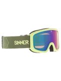 Miniatura Sinner, Duck Mountain gafas de esquí niños Matt Light Green amarillo, verde 