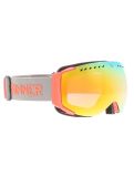 Miniatura Sinner, Emerald gafas de esquí unisex Matt Orange gris, naranja 