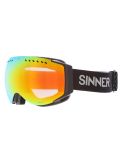 Miniatura Sinner, Emerald gafas de esquí unisex Matt Black negro 