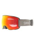 Miniatura Sinner, Snowflake gafas de esquí lente extra unisex Matt Moss verde 