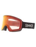 Miniatura Sinner, Snowghost gafas de esquí unisex Matt Black negro 