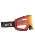 Miniatura Sinner, Snowghost gafas de esquí unisex Matt Black negro 