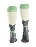 Miniatura Falke, SK2 Intermediate calcetines de esquí mujeres Quiet Green verde 