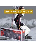 Miniatura Ski-Mojo, Exoskeleton gold (>75kg) abrazadera de esquí unisex negro 