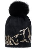 Miniatura Sportalm Kitzbühel, Honolulu SKI gorro mujeres Black negro 