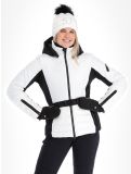 Miniatura Sportalm Kitzbühel, Oxford m.Kap.o.P. chaqueta de esquí mujeres Optical white blanco 