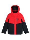 Miniatura Spyder, Impulse Synthetic Down chaqueta de esquí niños Volcano negro, rojo 