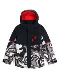 Miniatura Spyder, Impulse Synthetic Down chaqueta de esquí niños Black Combo blanco, negro 