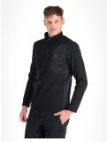 Miniatura Spyder, Bandit 1/2 Zip jersey hombres Black negro 