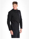 Miniatura Spyder, Bandit 1/2 Zip jersey hombres Black negro 