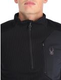 Miniatura Spyder, Bandit 1/2 Zip jersey hombres Black negro 