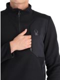 Miniatura Spyder, Bandit 1/2 Zip jersey hombres Black negro 