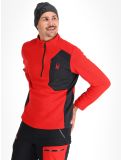 Miniatura Spyder, Bandit 1/2 Zip jersey hombres Spyder Red rojo 