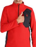 Miniatura Spyder, Bandit 1/2 Zip jersey hombres Spyder Red rojo 