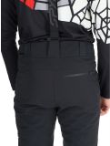 Miniatura Spyder, Bormio pantalones de esquí hombres Black negro 