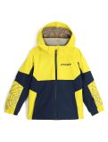 Miniatura Spyder, Challenger chaqueta de esquí niños Acid Yellow amarillo, negro 