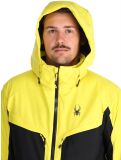 Miniatura Spyder, Copper chaqueta de esquí hombres Acid Yellow amarillo, negro 